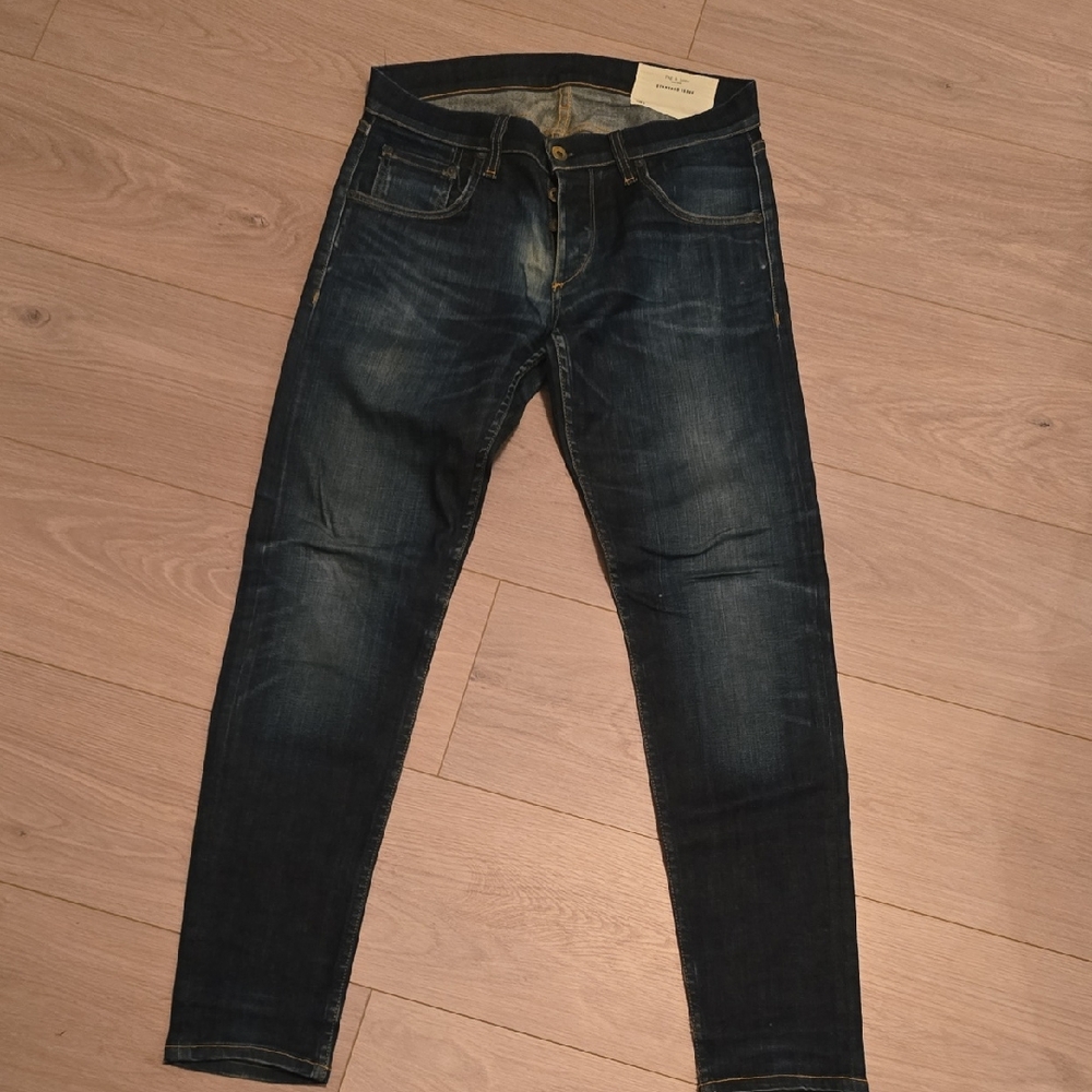 rag & bone Men's Deep Indigo Skinny Jeans